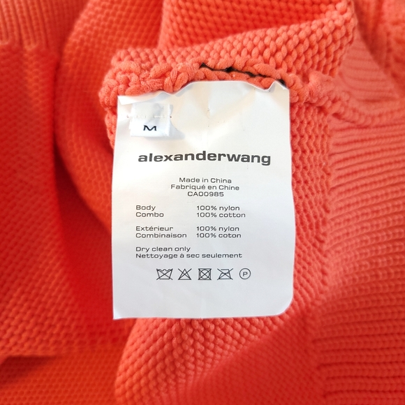 Alexander Wang Mixed Media Layering Crewneck Pullover Knit Sweater - Picture 11 of 15